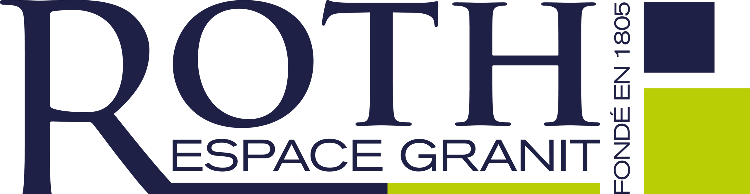 Logo ROTH Espace Granit, marbrerie funéraire et columbariums en Alsace